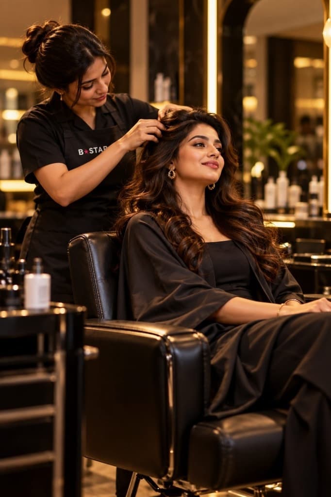 Signature B★Star Chair Transformation & Couture Waves